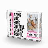 Gepersonaliseerde foto blokcode, Moederdag (Rechts)