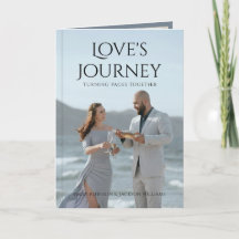 Gepersonaliseerde foto boek-thema bruiloft uitnodi