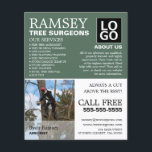 Gepersonaliseerde foto - Boomchirurg - Arborist Flyer<br><div class="desc">Gepersonaliseerde foto - boomchirurg - boomkweker Adverteren flyers bij de Visitekaartje Store.</div>