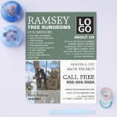 Gepersonaliseerde foto - Boomchirurg - Arborist Flyer (Enkel)