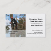 Gepersonaliseerde foto - Boomchirurg - Arborist Visitekaartje (Voorkant)