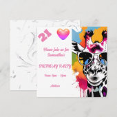 Gepersonaliseerde foto Briefkaart Verjaardagsuitno (Voorkant / Achterkant)