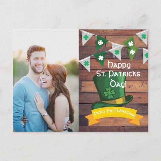 Gepersonaliseerde foto-Briefkaarten | St. Patrick' Briefkaart (Voorkant)