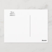 Gepersonaliseerde foto bruiloft Dank u Briefkaarte Briefkaart (Achterkant)