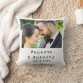 Gepersonaliseerde foto bruiloft Jubileum Kussen (Deken)