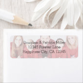 Gepersonaliseerde foto bruiloft of elke gelegenhei etiket (Insitu)