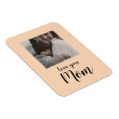 Gepersonaliseerde foto cadeau magneet, hou van je  magneet (Rechterzijde)