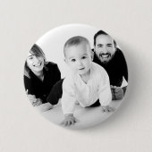 Gepersonaliseerde foto cadeau voor hem Pin Button (Voorkant)