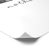 Gepersonaliseerde foto cadeau voor moeder met Afbe Poster (Hoek)