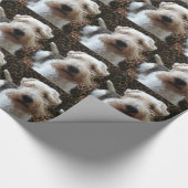 Gepersonaliseerde foto-cadeauverpakking cadeaupapier (Hoek)