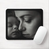 Gepersonaliseerde foto collage cadeau muismat (Met muis)