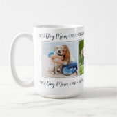 Gepersonaliseerde foto Collage Dog Mom Coffee Mok (Links)