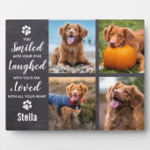 Gepersonaliseerde foto Collage Keepomwille Pet Mem Fotoplaat (Voorkant)