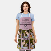 Gepersonaliseerde Foto Collage Keuken Schort (Gedragen)