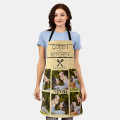 Gepersonaliseerde Foto Collage Keuken Schort (Gedragen)