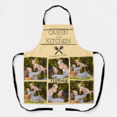 Gepersonaliseerde Foto Collage Keuken Schort (Voorkant)