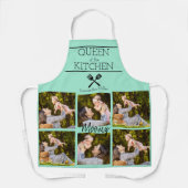 Gepersonaliseerde Foto Collage Keuken Schort (Voorkant)