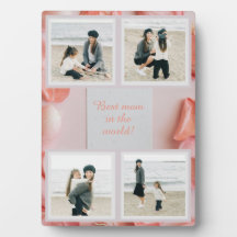 Gepersonaliseerde foto collage plaque