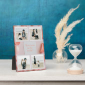 Gepersonaliseerde foto collage plaque fotoplaat (Zijkant)