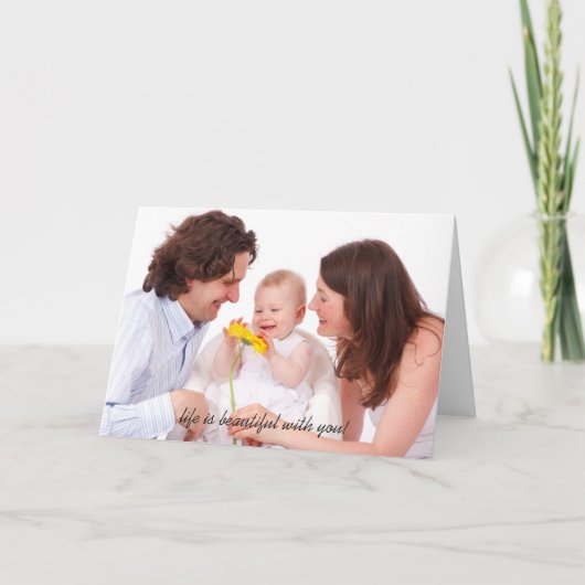 Gepersonaliseerde foto Creëer Uw eigen Kaart (Voorkant)