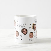 Gepersonaliseerde Foto Cup Custom Family Funny Fac Koffiemok (Center)