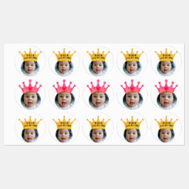 GEPERSONALISEERDE foto cupcake toppers stickers pa