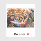 Gepersonaliseerde foto Custom Business Logo Afbeel Sticker (Vel)