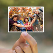 Gepersonaliseerde foto Custom Business Logo Afbeel Sticker