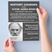 Gepersonaliseerde Foto, de cursus van de Geschiede Flyer (Hand)