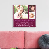 Gepersonaliseerde foto en aangepaste offerte canvas afdruk (Insitu (Woonkamer))