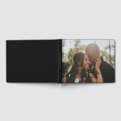 Gepersonaliseerde foto en Monogram bruiloft Gastenboek (Volledig)