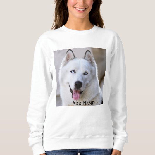 Gepersonaliseerde foto en naam Gepersonaliseerd mi Trui (Voorkant)