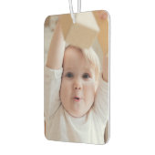 gepersonaliseerde foto en naam Happy vaderdag Luchtverfrisser (Links)