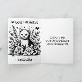 Gepersonaliseerde foto en naam Kinderverjaardag Kaart (Binnen)