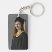 Gepersonaliseerde foto- en naamklasse van 2024 Afs Sleutelhanger (achterkant)