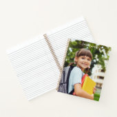 Gepersonaliseerde foto- en naamschets notitieboek (Binnen)