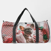 Gepersonaliseerde foto en tekst Groot Football Plunjezak (Achterkant)