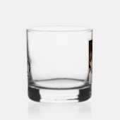 Gepersonaliseerde foto en tekst je bent de beste o whisky glas (Links)