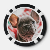 Gepersonaliseerde foto en tekst poker chips (Achterkant)
