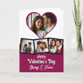 Gepersonaliseerde Foto en Tekst Valentijnsdag Kaart (Voorkant)