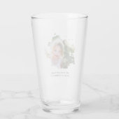 Gepersonaliseerde foto- en tekstinktvlek glas (Achterkant)