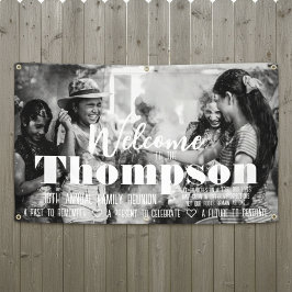 Gepersonaliseerde foto Family Reunion Banner