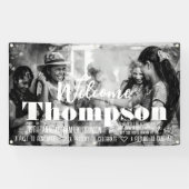 Gepersonaliseerde foto Family Reunion Banner (Horizontaal)