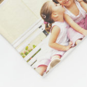 Gepersonaliseerde foto fleece deken. Maak je eigen Deken (Hoek)