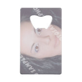 Gepersonaliseerde foto flesopener. Maak je eigen! Creditkaart Flessenopener (Achterkant)