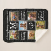 Gepersonaliseerde foto foto's van het liefhebbende sherpa deken (Voorkant (horizontaal))