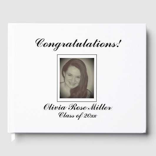 Gepersonaliseerde foto Gastenboek (Voorkant)