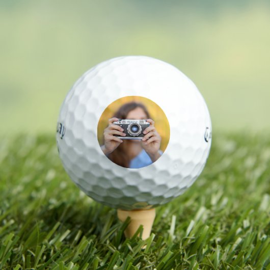 Gepersonaliseerde Foto Gezicht Golf Lover Gift Golfballen (Insitu Shirt)