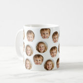 Gepersonaliseerde foto gezicht Mok | Aangepast cad (Voorkant links)