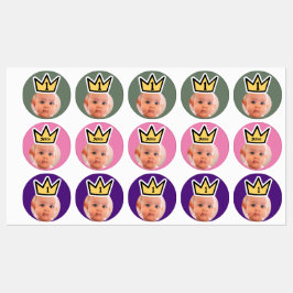 GEPERSONALISEERDE foto gezicht stickers partij kro